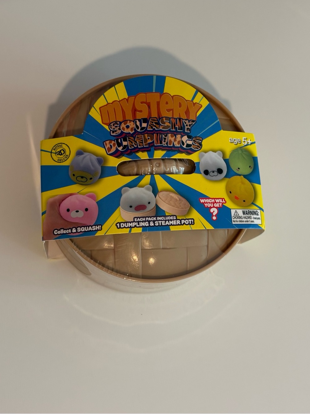 Mystery Squishy Dumplings Plush Toy - Assorted Colors